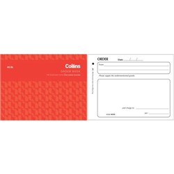 Collins 45DL Order Book NCR Duplicate Set of 100