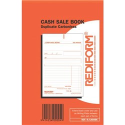 Rediform Cash Sale Book NCR Duplicate