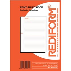 Rediform Feint Ruled Book NCR Duplicate