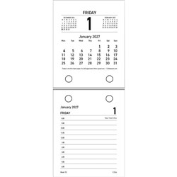 Collins 13H Desk Top Opening Calendar Refill 2027