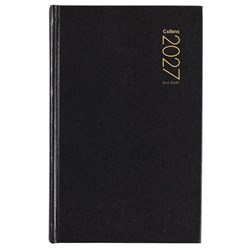 Collins 81A 1/2 Hour Appointment Diary 125x195mm 1 Day Per Page 2027 Black
