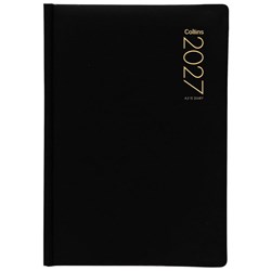 Collins A51E Executive Diary A5 1 Day Per Page 2027 Black