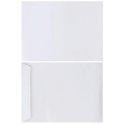 Croxley C4 Pocket Envelopes Tropical Seal White 133298, Box of 250