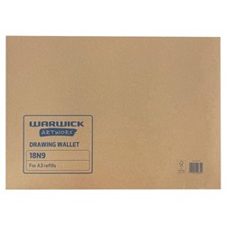 Warwick Artworx A3 Landscape Drawing Wallet 18N9