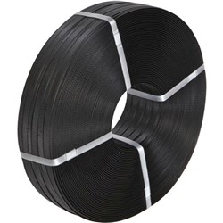 Danband Heavy Duty Plastic Hand Strapping 19mm x 1000m Black
