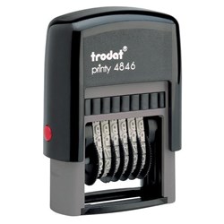 Trodat 4846 Numberer Stamp 6 Band 4mm