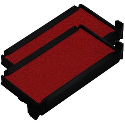 Trodat Printy 4913 Stamp Ink Pad Red, Pack of 2