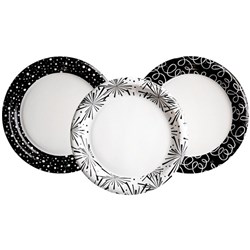 Lily Fiesta Paper Plates 180mm, Pack of 50