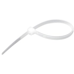 Plastic Cable Ties 140x3.6mm Natural, Pack of 100