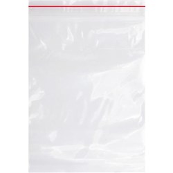 Heavy Duty Resealable Plastic Bags 230x305mm 70 Micron Clear, Pack of 50