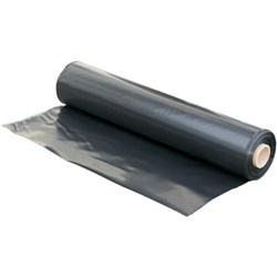Poly Sheeting Roll Centre Fold 2m x 100m 80 Micron Black