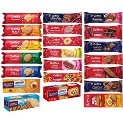 Griffin's Assorted Biscuits and Crackers 20 Varieties, Box of 20