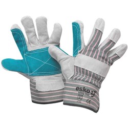 Esko Heavy Duty Polisher Rigger Gloves Double Leather XL, Pair
