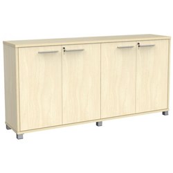 Cubit Credenza with 4 Doors and 2 Shelves 1800mm Nordic Maple