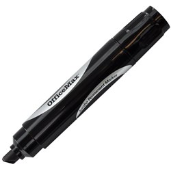OfficeMax Jumbo Black Permanent Marker Chisel Tip