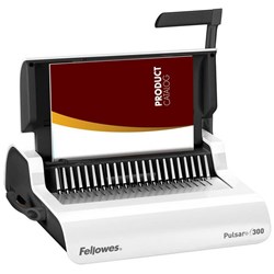 Fellowes Pulsar+ 300 Manual Plastic Comb Binding Machine Medium Duty