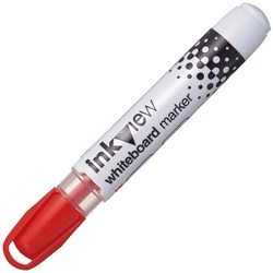 uni Inkview Red Whiteboard Marker Bullet Tip