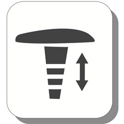 Height Adjustable Arms for Arena Chairs, Pair