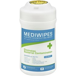 OfficeMax Anti-Bacterial All Purpose Cleaning Wipes, Tub of 100