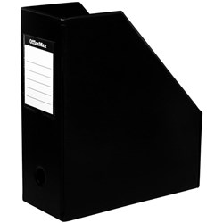 OfficeMax PVC Magazine File Holder Large Black