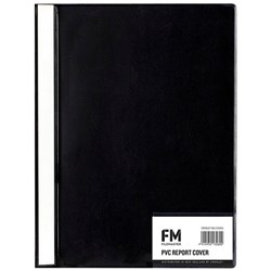 FM Clear Report Cover A4 Black