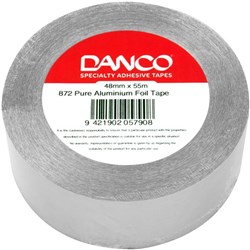Danco Aluminium Foil Tape 48mm x 55m, Carton of 20
