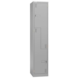 Precision Classic 2 Step Locker 375mm Cam Lock Silver Grey