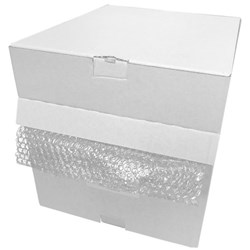 Air Bubble Polybubble Perforated Sheets Dispenser Box 300mm x 30m, Roll of 100