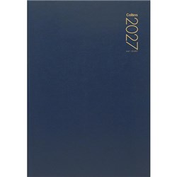 Collins A41 Diary A4 1 Day Per Page 2027 Blue
