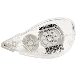 OfficeMax Correction Tape Front Operating 5mm x 8m
