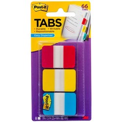 Post-it® Index Tabs 686 Assorted Colours 66 Tabs