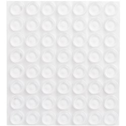 3M™ Bumpon™ SJ5312 Blister Pack 12.7mm x 3.6mm Clear, Sheet of 56