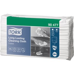 Tork W4 Long-Lasting Cleaning Cloths 90477 420 x 380mm, Pack of 100
