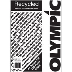 Olympic A4 Recycled Topless Pad 60gsm 80 Sheets