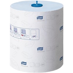 Tork H1 Matic Advanced Hand Towel Roll 2 Ply Blue 290068, Carton of 6