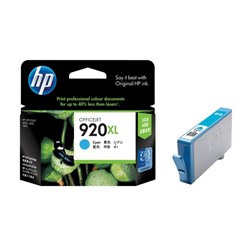 HP 920XL Cyan Ink Cartridge High Yield CD972AA