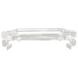 Crystal Lift-it Slide Lock Monitor Stand 50mm Clear, Box of 2