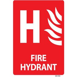 Fire Hydrant Safety Sign 240x340mm