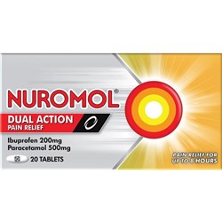 Nuromol Tablets, Pack of 20