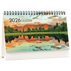 Collins Desk Calendar Month To View 2026 New Zealand Landscapes