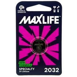 Maxlife CR2032 Lithium Speciality Cell Battery