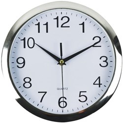 Dixon Quartz Wall Clock 30cm White Officemax Nz