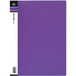FM Vivid A4 Display Book 20 Pocket Passion Purple