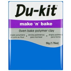 Du-kit Make n Bake Oven Bake Modelling Clay 50g Blue