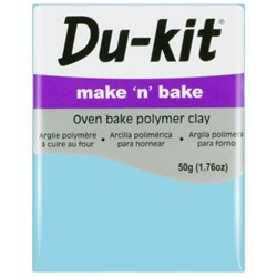 Du-kit Make n Bake Oven Bake Modelling Clay 50g Light Blue