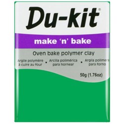 Du-kit Make n Bake Oven Bake Modelling Clay 50g Green