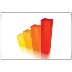 Boyd Visuals Projection Porcelain Whiteboard Magnetic 1800 x 1220mm