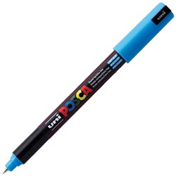 uni POSCA Light Blue Paint Marker Pen Bullet Ultra Fine PC1-MRLB
