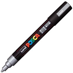 uni POSCA Silver Paint Marker Pen Bullet Medium PC5-MS