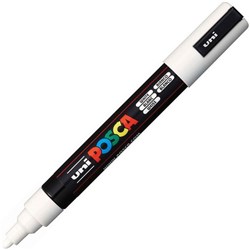 uni POSCA White Paint Marker Pen Bullet Medium PC5-MWH